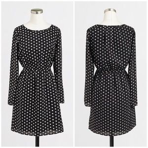 J Crew Polka Dot Dress Sz 8 petite